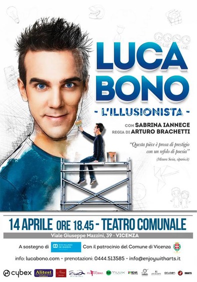 Arzignano: Luca Bono è L'illusionista
Arzignano: Luca Bono è L'illusionista