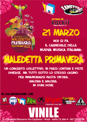 MALEDETTA PRIMAVERA MALEDETTA PRIMAVERA