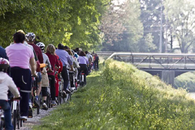 LA "PEDALATA DELL'ACQUA" LA "PEDALATA DELL'ACQUA"