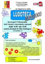 RIAPRE la ludoteca GIROGIOCO RIAPRE la ludoteca GIROGIOCO