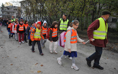 Valdagno: ritorna il "Pedibus" edizione autunnale Valdagno: ritorna il "Pedibus" edizione autunnale