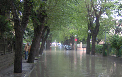 Preallarme alluvione nel territorio comunale di Ca