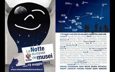 Alto vicentino: Una notte al museo
Alto vicentino: Una notte al museo